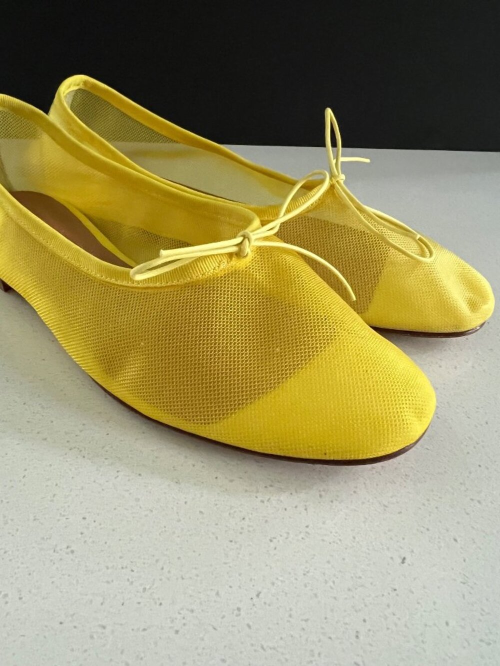 MANSUR GAVRIEL Dream Ballerina bright yellow Flats SIZE 37 NEW - Picture 6 of 10
